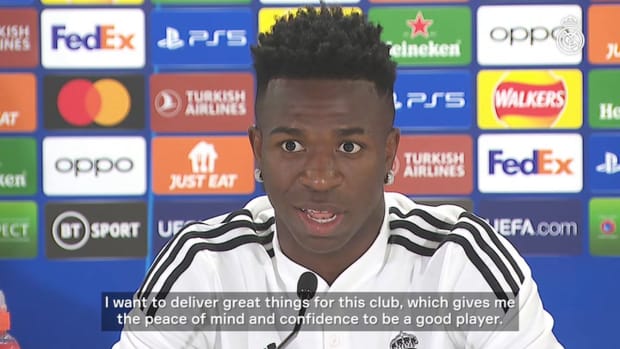 Vinicius Jr.: 'I want to continue improving and give my all for the club and fans'